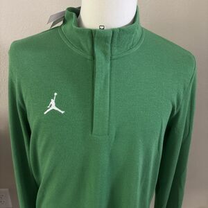 Nike Jordan Jumpman dri-fit Quarter zip Long sleeve shirt Green Men’s Size M